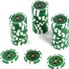 50PCS Casino Poker Chips Set, 12g Metal Core Counting Game Chips for Texas Hold'em, Blackjack, Monte Carlo, with Aluminum Case view 1