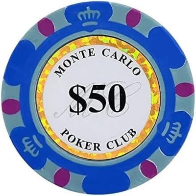 14g Clay Poker Chips Set, 25 PCS Casino Chips for Texas Hold'em, Blackjack, Math Learning, Professional Poker Set, Monte Carlo Style