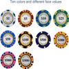 330 Pcs 14g Poker Chips Set, Clay Iron Core Monte Carlo Poker Chips for Texas Hold'em, Blackjack, & Gambling Games view 4