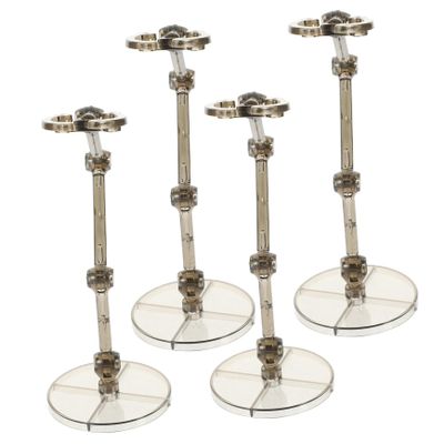 GALPADA 4pcs Plastic Model Stand Figure Toys Desktop Display Rack Doll Stand Manual Support Figure Accessory