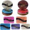 25PCS Texas Hold'em Poker Chips, Crystal Casino Grade Chips, Monte Carlo Counting Game for Blackjack, Poker, and Casino Night (Size: $10) view 1