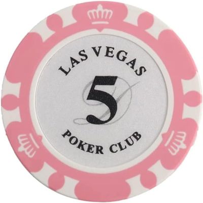 14g Clay Poker Chips, 50PCS Casino Set for Texas Hold'em, Blackjack, Baccarat, & Card Games, Perfect for Game Nights & Learning Activities