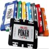 30g Casino Poker Chips Set, 25PCS ABS Rectangular Texas Hold'em Chips for Blackjack, Professional Poker Game - Gray Color view 1