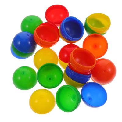 Milisten 20pcs Colorful Openable Raffle Hollow Game Props for Lottery Draws Parties and Activities Safe Smooth for Entertainment and Decorations