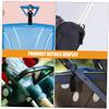 Abaodam 12pcs Stroller Hooks for Diaper Bags Multi-Functional Nylon Hanging Accessories for Strollers Walkers and Shopping Carts Easy to Install and Organize Essentials view 3
