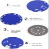 50 PCS Poker Chips Casino Counting Game Chips, Plastic Coloured Coins for Texas Hold'em Blackjack Cards Family Party (Red) view 4