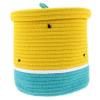 ABOOFAN Lidded Cotton Rope Basket Watermelon Design for Boys and Girls Stylish Storage for Toys Books and Home Organization Living Room Bedroom Nursery view 1