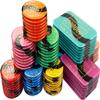 25PCS Monte Carlo Poker Chips Set, Casino Grade Crystal Chips for Texas Hold'em, Blackjack & Card Games, 11.5g Heavy Duty, $5000 Value view 1
