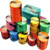 25PCS Monte Carlo Poker Chips Set, Casino Grade Crystal Chips for Texas Hold'em, Blackjack & Card Games, 11.5g Heavy Duty, $5000 Value view 4