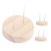 ABOOFAN 3pcs Solid Wood Doll Stand Base Doll Support Stand Display Holder for Diy view 1