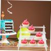 ABOOFAN Acrylic Display Stand for Desserts Figures Sturdy Organizer for Home Decor Makeup and Doll Collection Reusable Acrylic Design view 2