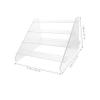 ABOOFAN Acrylic Display Stand for Desserts Figures Sturdy Organizer for Home Decor Makeup and Doll Collection Reusable Acrylic Design view 3