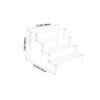 ABOOFAN Tiered Acrylic Display Stand Figures Perfume and Toys Organizer Storage Riser for Home and Shop view 2