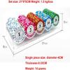 14g Casino Poker Chips Set, 100PCS Clay Metalcore Texas Hold'em & Blackjack Chips with Monte Carlo Acrylic Case view 2