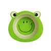 ABOOFAN Unbreakable Dinnerware Toddler Plates Bowls Set Kids Bowl Bamboo Fiber Frog Theme view 1