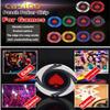 100 Pcs Clay Poker Chips Set, Ceramic Gambling Poker Chips for Texas Hold'em, Blackjack, Casino Club (White, Black, Pink, Brown) view 4