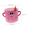 ABOOFAN Cartoon Storage Bin Washable Organizer for Toys Clothes Books Versatile Hamper for Nursery Playroom Boys and Girls Room Lightweight Design view 2