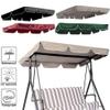 3 Seater Porch Swing Canopy Waterproof Swing Top Cover for Patio Outdoor Garden Yard Park Porch Seat Furniture(Green,65"x45"x6") view 3