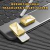 HIDEDC Magnetic Fidget Slider, EDC Fidget Toys for Adults, Home Office Executive Desk Toy Stress Relief Toy, Ideal Gifts for ADHD, ADD & Autism (Gold) view 2