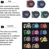 25PCS 14g Casino Poker Chips Set, Monte Carlo Clay Chips with Denominations for Texas Hold'em & Blackjack view 4