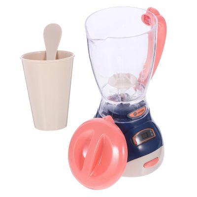 OFFIGAM Boys and Girls Kitchen Play Light Sound Electric Toy Blender for Boys Girls Interactive Cooking Appliance for Creative Pretend Play Safe Toys
