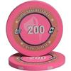 25PCS Casino Chips Monte Carlo, Clay Iron Core 14g for Texas Hold'em & Blackjack, Professional Poker Chips Set, Classic Design, Value $200 view 2