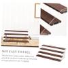 ABOOFAN Acrylic Wood Display Rack Riser Craft Show Stand Storage Holder for Figures Toys view 3