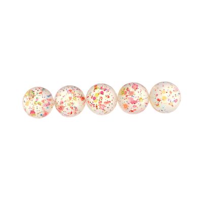 Milisten 5pcs Rubber Bouncy Fruit-Themed Cognitive Toys for Boys and Girls Jumping for Learning Playtime Activities