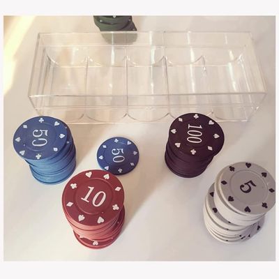 200PCS Poker Chips Set with Casino Denominations, Monte Carlo Game Chips, Shock-Resistant Poker Case, Ideal for Texas Hold'em, Blackjack & Mahjong Games