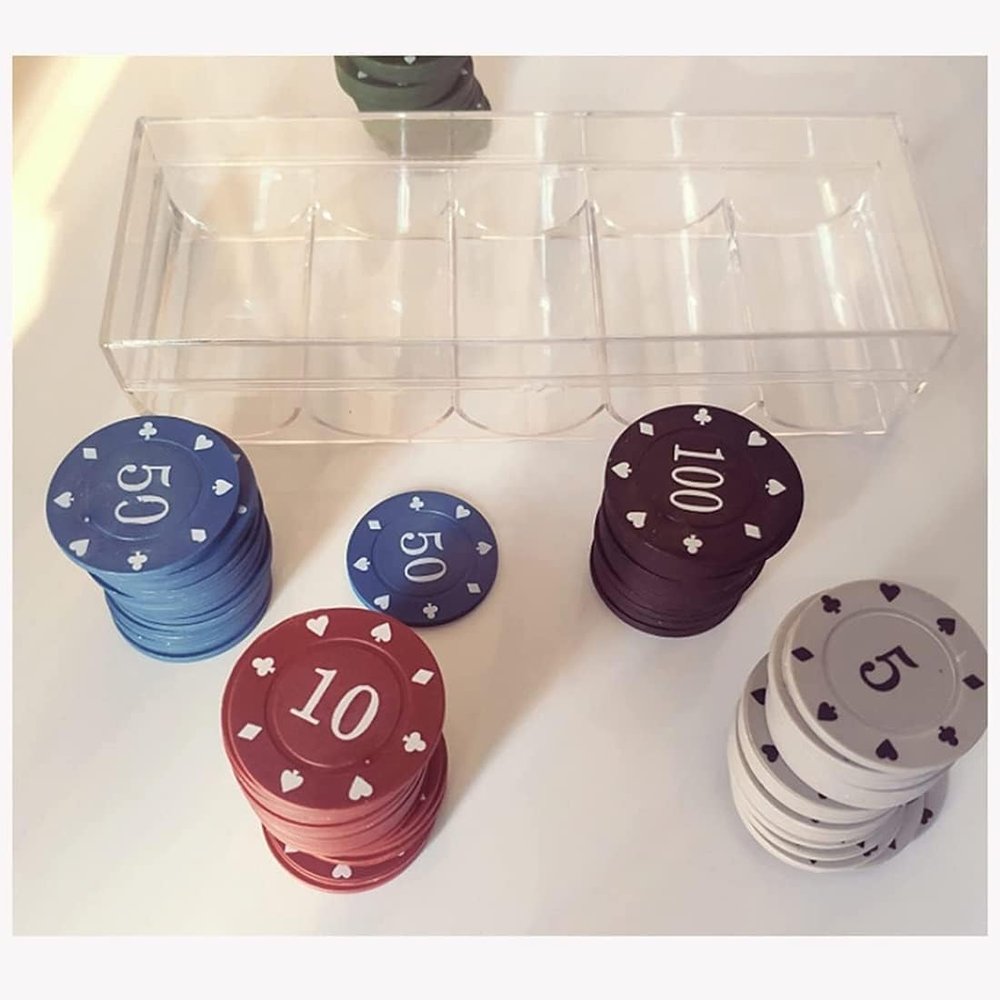 200PCS Poker Chips Set with Casino Denominations, Monte Carlo Game Chips, Shock-Resistant Poker Case, Ideal for Texas Hold'em, Blackjack & Mahjong Games