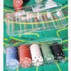 200PCS Poker Chips Set with Casino Denominations, Monte Carlo Game Chips, Shock-Resistant Poker Case, Ideal for Texas Hold'em, Blackjack & Mahjong Games view 4