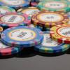25PCS Poker Chips Set Ceramic Casino Chips, 14g Deluxe Gambling Chips for Texas Hold'em Math Learning and Counting Markers (Size: 25PCS $50) view 3