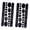 Kisangel 2sheets Scratch Bike Frame Stickers Carbon Pattern Black Film for Frames Wear-Resistant Easy to Clean After view 1