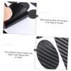 Kisangel 2sheets Scratch Bike Frame Stickers Carbon Pattern Black Film for Frames Wear-Resistant Easy to Clean After view 3