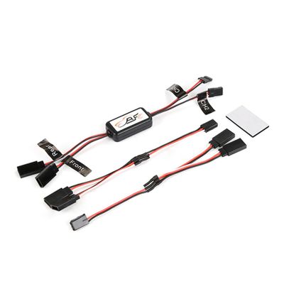 FLMLF LED Car Light Controller Set for 1/5 HPI ROFUN BAHA ROVAN KM Baja 5B 5T 5SC Rc Cars Parts
