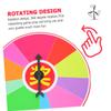 Abaodam Simple Design Sturdy Prize Wheel for Party Boys and Girls Party Games Game Turn Plate view 3
