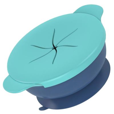 Milisten Feeding Plates Silicone Boy Girl Tableware Lightweight Dinner Bowls for Boy Girl Easy to Use Portable Food-grade
