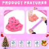 6 Pack Christmas Slime Kit - Cloud, Butter and Clear Slime,Jelly Cube Crunchy Toys with Various Slime Add-ins, Non Sticky Party Favors,Christmas Stocking Stuffers for Kids view 4