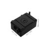 VICASKY Box 1 Electronic Device Box Transmitter Case Extra Curls Gel Metal Hose Reel Wall Mount Center Driveshaft Shaft Slash Driveshaft Giant Rubber Snake Black Plastic view 2