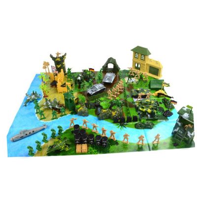 SUPVOX 130pcs Model Set Realistic for Table Play for Sand Table Simulation Creative Scenes Construction
