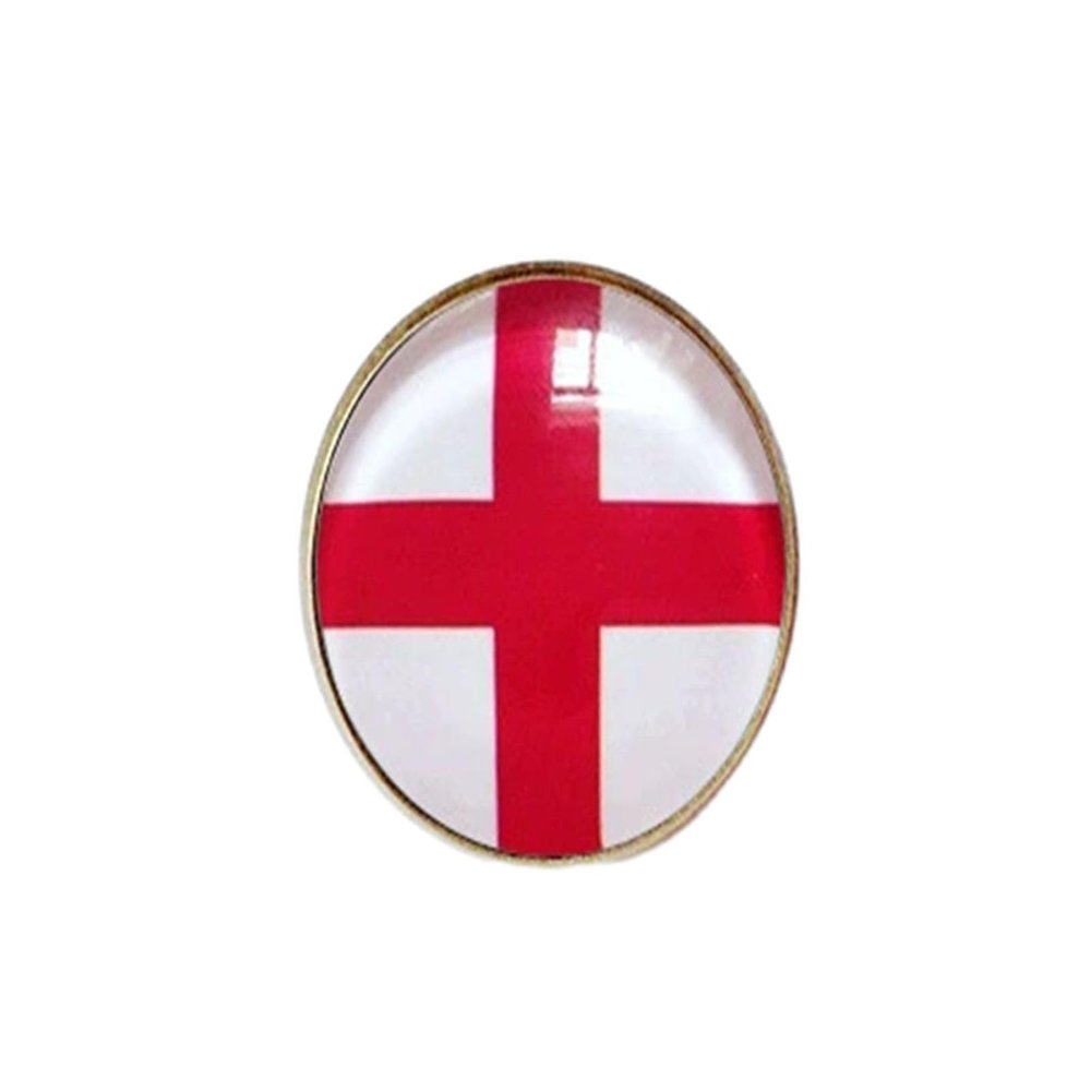 Uijokdef Uijokdef 1 PCS England Flag Pin Round,Lapel Pins party Gifts, Patriotic Pin for Men/Women,England Flag Brooch Accessories Party Favors, Hat Suit Decorations