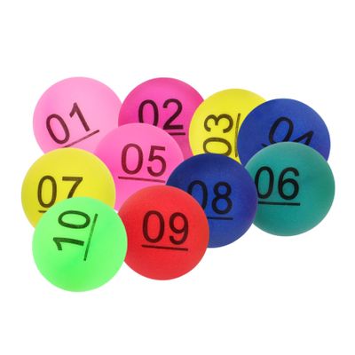 Kisangel 10Pcs Balls Game Balls for Party Activities Seamless Design Bingo Props for Fun Games and Draws