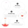 ABOOFAN 1pc Decorative Heart Temperature Sensing Toy Unique Valentine Day Desk Accessory for Home Decor Symbolizing Love and Desire Better Life view 3