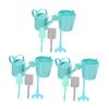 DECHOUS 3sets Gardening Tools Toy Simulation Watering Can Bucket Shovel and Rakes Lightweight for Boys and Girls and Garden Decor view 1