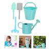 DECHOUS 3sets Gardening Tools Toy Simulation Watering Can Bucket Shovel and Rakes Lightweight for Boys and Girls and Garden Decor view 4