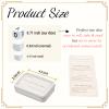 12 Pcs The Crossword Solitaire Game in White with Tin Box & Velvet Bag, Large Spelling Letter Dice Game for Adults, Travel & Game Night view 4