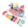 Colour dough game set, plastic, develop creativity, improves hands of eye coordination, fun noodle maker, play clay set for view 3