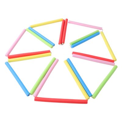Milisten 1 Set Boys and Girls Interactive Toys Early Childhood Learning Sponge Hopscotch Sticks Skid-Proof Design for Preschoolers