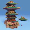 Unpainted East Dice Tower Dice Tower - Compatible with DND Accessories, D&D 5e. Tabletop Gaming Collectible, Fantasy World, Ideal Gift for Dungeon Masters - Designed by Epic Miniatures view 3