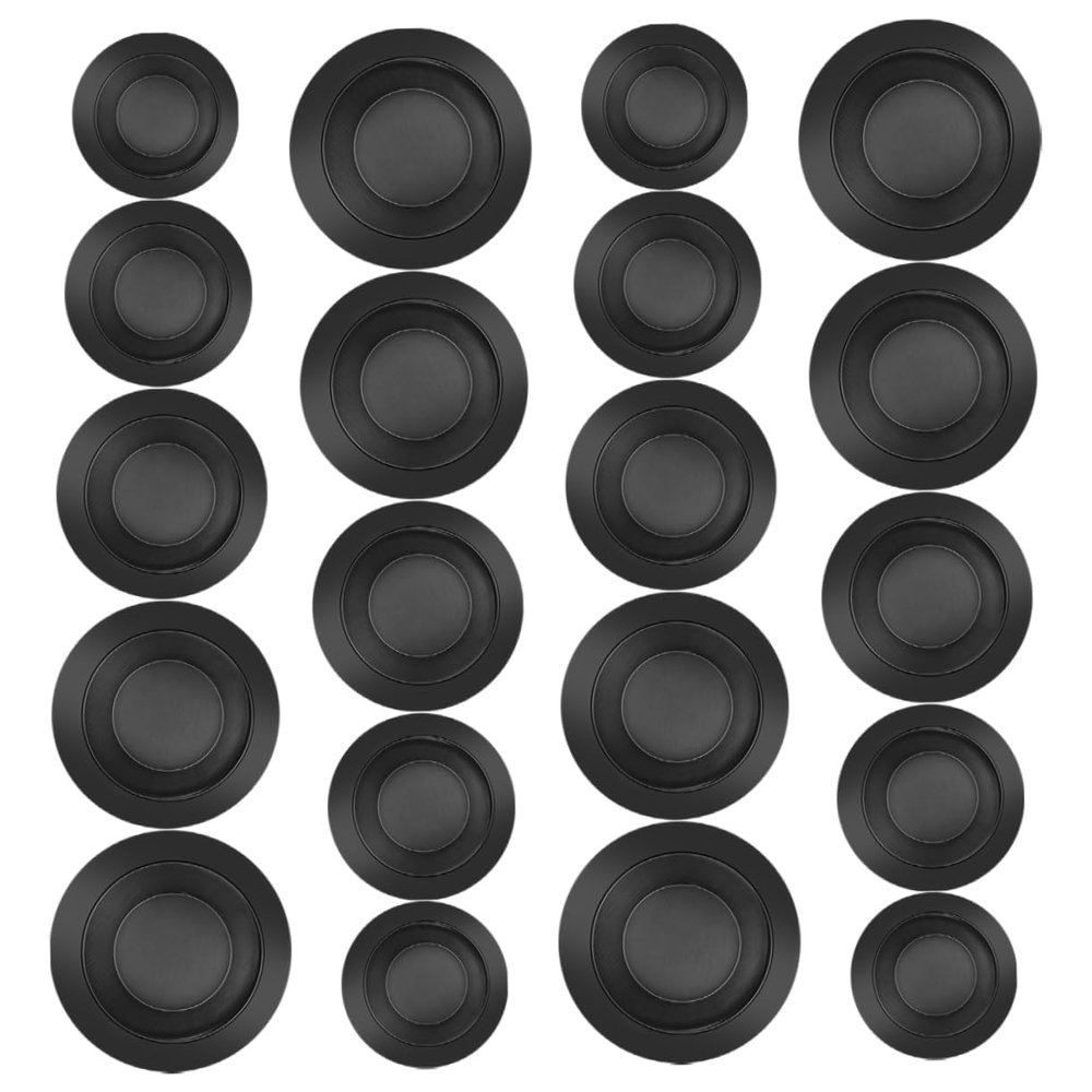 BUGUUYO 20pcs Piggy Bank Stopper Replacement Round Rubber Plugs for Money Pot Easy to Install Reusable